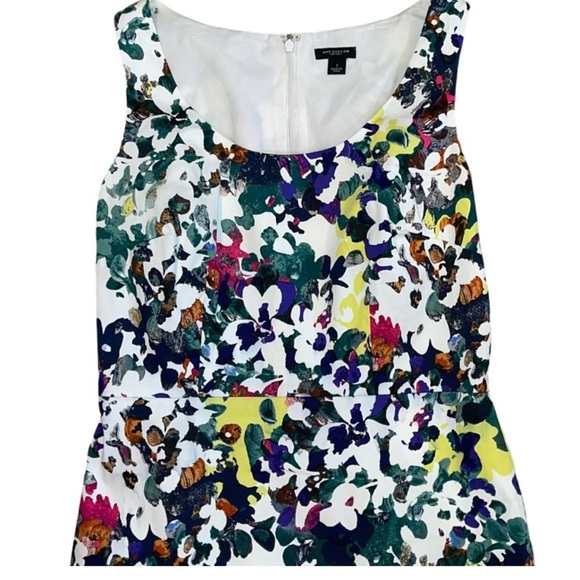 NWT Ann Taylor Floral Print Dress (Size 8P) - Picture 3 of 6